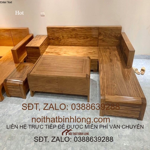 Bộ Sofa Uốn Góc Hương Xám