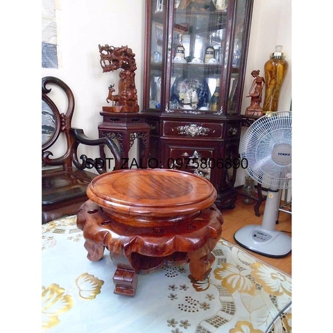 đôn gỗ hương Mặt 22cm x cao 16cm , đôn gỗ kê tượng , đôn kê các vật dụng trong nhà