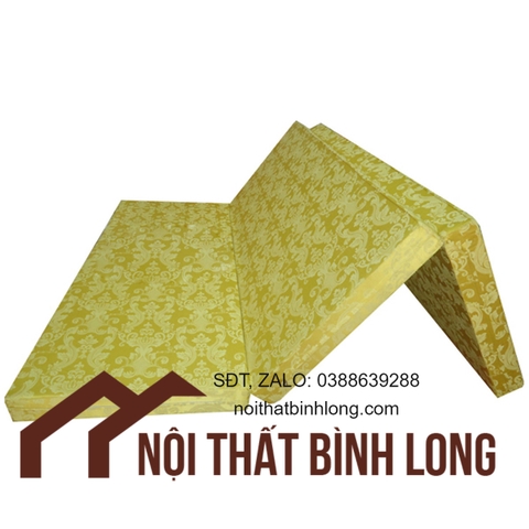 Nệm bông ép Korea cao 10cm - Nhiều màu, đủ kích thước, giao màu ngẫu nhiên