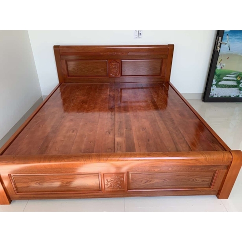giường ngủ giát phản gỗ xoan đào 1m8x2m