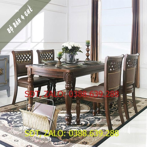 [Freeship][Trả góp 0%] Bộ bàn ăn 6 ghế Columbia BÌNH LONG