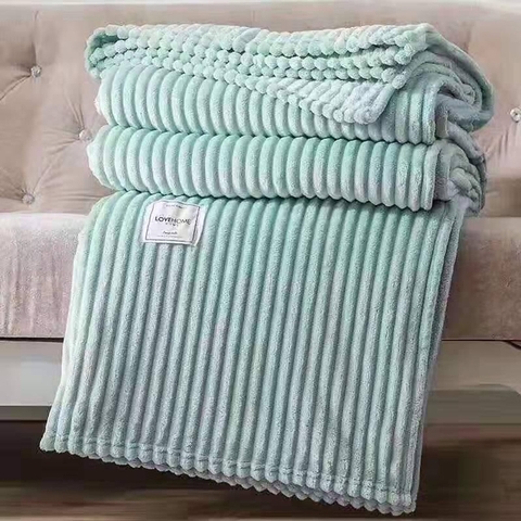 Chăn tuyết tăm màu xanh bạc hà - kích thước 2mx2m3