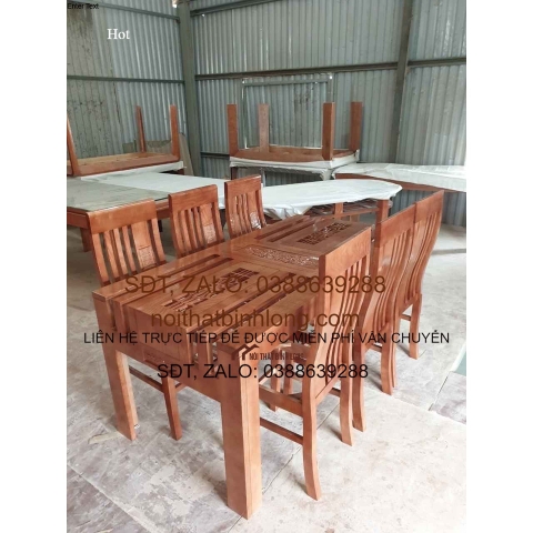Bàn ghế ăn thiết kế cổ điển Nội thất phòng bếp