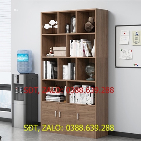 Tu sach 4 kê đê sach gô cao câp Kê tu sach hiên đai TUR044
