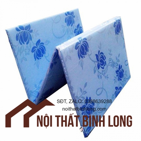 Nệm Gấp 3 PE Hàn Quốc (180x195x3cm) - Giao Màu Ngẫu Nhiên