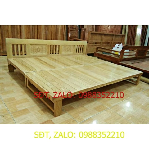 [Trả góp 0%] Ghế gấp thành giường gỗ sồi nga 1m2