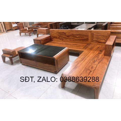Sofa góc L chân hươu hương xám BG068 giá thật