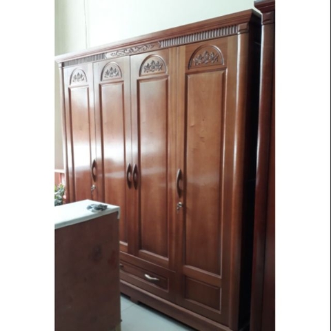 Tủ Gỗ 4 Buồng (Hỗ Trợ Phí Vận Chuyển Khu Vực Hà Nội)