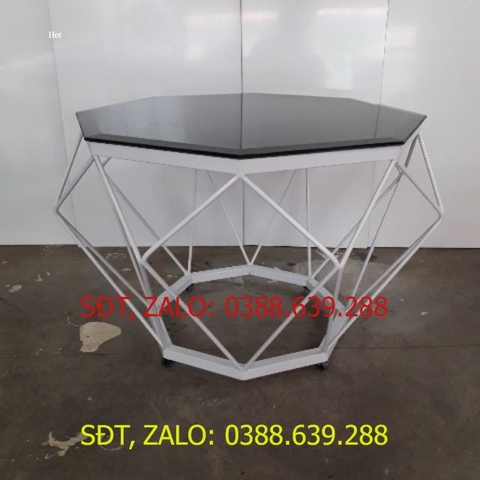 Bàn trà sofa kim cương độc đáo