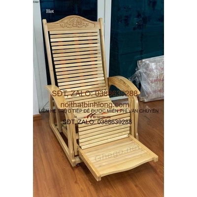 Ghế lười gỗ Sồi Nga
