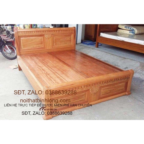 giường ngủ giát phản gỗ sồi nga
