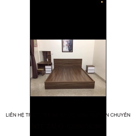 COMBO GIƯỜNG  BÀN TRANG ĐIỂM MDF  KỆ ĐẦU GIƯỜNG