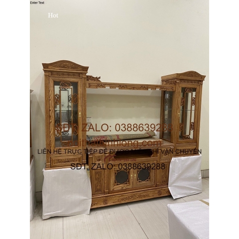 Kệ TV gỗ Xoan đào sang trọng Nội thất phòng khách - Nội thất - Nội thất giá rẻ - Nội thất đẹp - Nội thất sang trọng