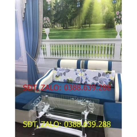 ghế sofa kèm bàn kính giá rẻ