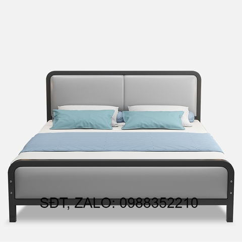 Giường Ngủ Khung Sắt Bắc Âu Cao Cấp Kích Thước 120x200cm