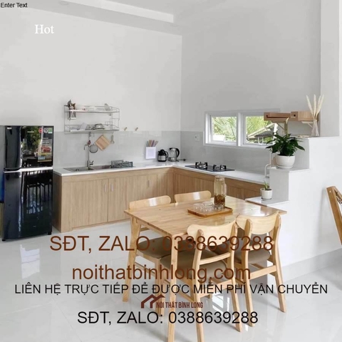 bộ bàn ăn 4ghế - Đồ Gỗ Bình Long