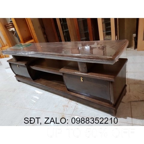 Kệ tv gỗ sồi đen