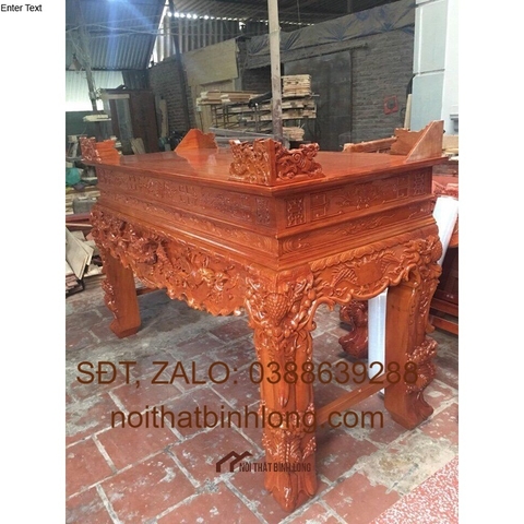 Sập thờ gỗ thông đức