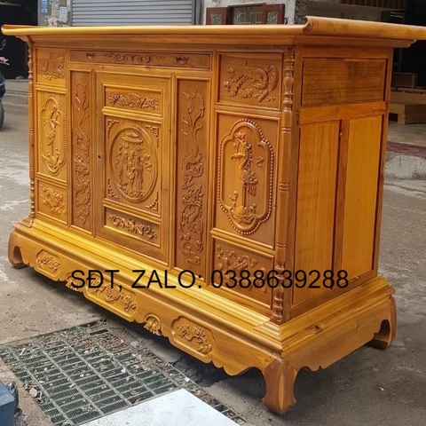 Tủ thờ gỗ mit giá thật