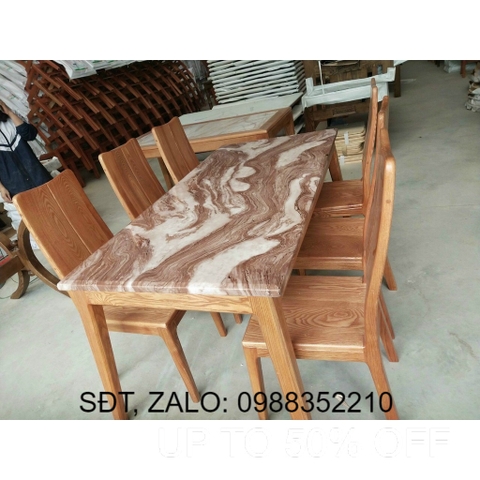 Bàn ăn gỗ sồi Nga thanh toán khi nhận hàng