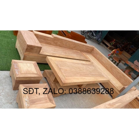 Sofa góc L hộp gỗ sôi my BG050 giá thật