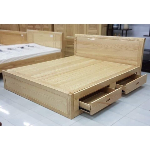 Giường ngăn kéo gỗ sồi - Nội thất phòng bếp - Nội thất gia đình - Nội thất sang trọng - Nội thất trẻ em