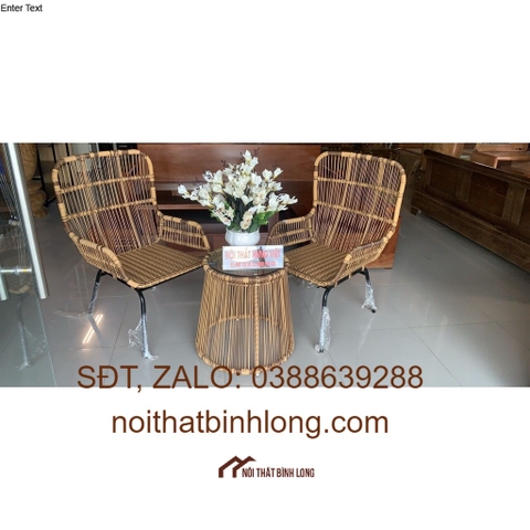 [KV Hà Nội] Bàn Ghế Café Mây Độc Đáo