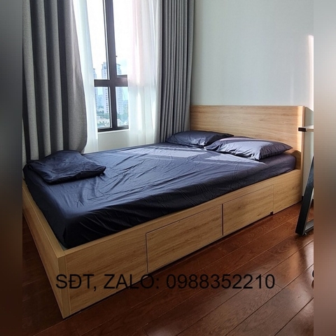 Giường Gỗ MDF - Melamine / Free Ship