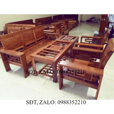 Bộ bàn ghế gỗ phòng khách