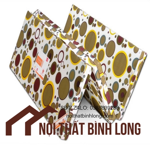 Nệm Bông Gòn Ép 1m6x2mx10cm Gấp 3 Hàn Quốc