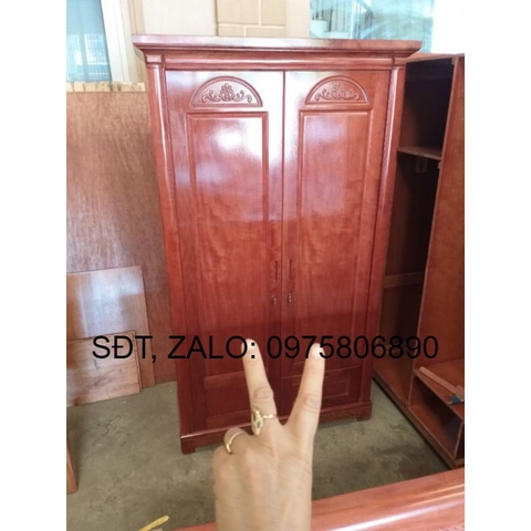tủ áo hai buồng gỗ tự nhiên. giá đã bao gồm phí ship