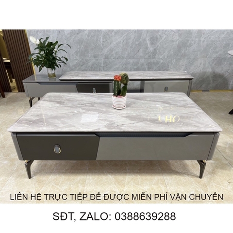 Bàn trà  kệ tivi nhập khẩu mặt đá cao cấp