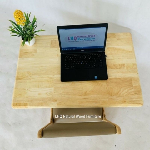 Bàn Gập Làm Bằng Gỗ Cao Su Tự Nhiên Hoàn Toàn Hàng Cao Cấp Kích Thước 50x70cm