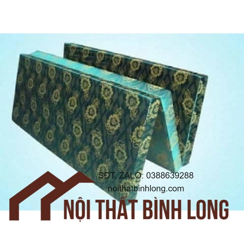 Đệm ( Nệm ) Xốp PE Sinh Viên 1m2x1m9 Dày 9cm ( Gấp 3) -Giao Màu Ngẫu Nhiên