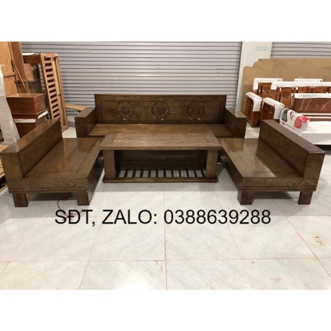 Bàn ghế gỗ sồi Nga BG085 giá thật