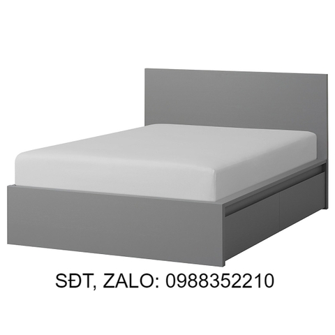 MALM, Giường ngủ 2 hộc tủ, 1m2 - Phong cách Bắc Âu thời thượng hiện đại, sản xuất tại Việt Nam