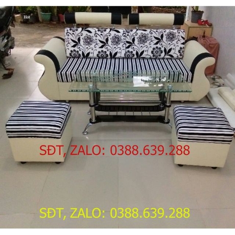 Bộ sofa sọc đẹp sang trọng