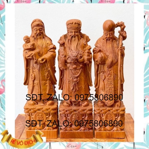 Sang trọng ưu đãi khủng tượng tam đa gỗ , phúc lộc thọ top 1 giá rẻ đẹp