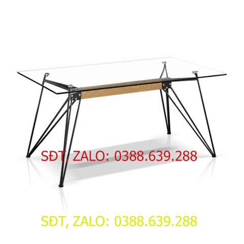 [Freeship][Trả góp 0%] Bàn ăn Venis chân thép sơn tĩnh điện tùy chọn kích thước, màu sắc