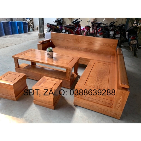 Sofa góc L tay trứng sồi Nga BG037 giá thật