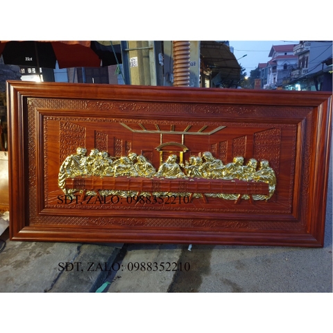 Tranh khảm gỗ gụ