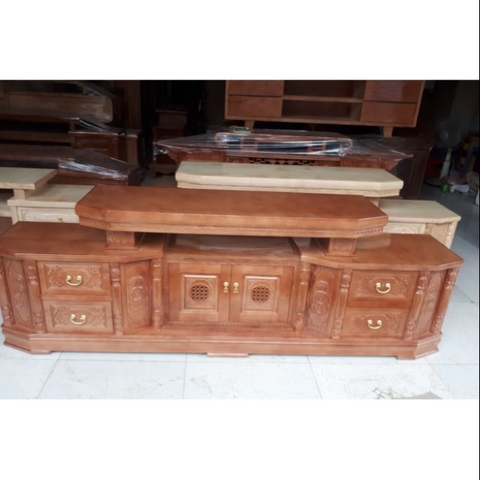 Kệ gỗ gụ 2m4