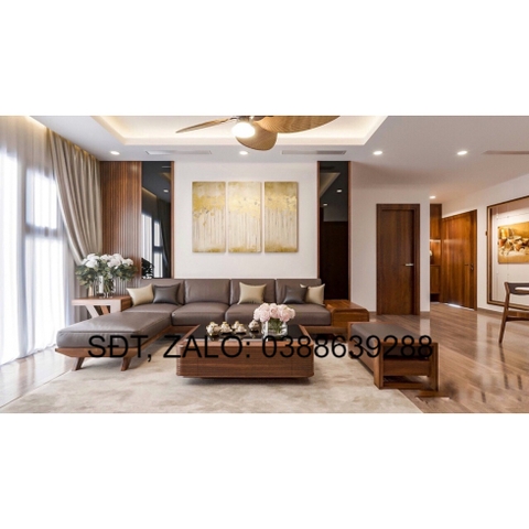 Sofa gỗ sồi Nga BG115 giá thật