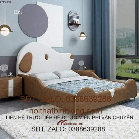 giường ngủ trẻ em bọc đệm