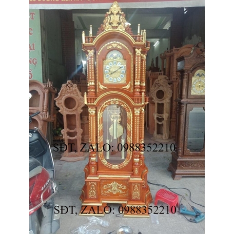 Cây Đồng Hồ Tứ Trụ Dát Vàng Cực Kì Víp