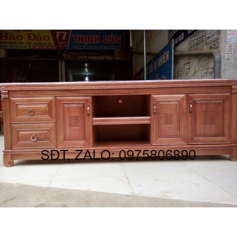 KỆ TIVI gỗ tự nhiên 1m2 1m4 1m6 1m8 2m 2m2 2m4 giá đã bao gồm phí ship