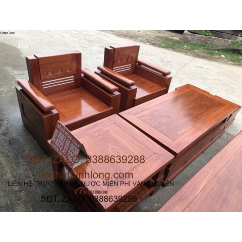 Bộ bàn ghế trứng đối gỗ hương đá