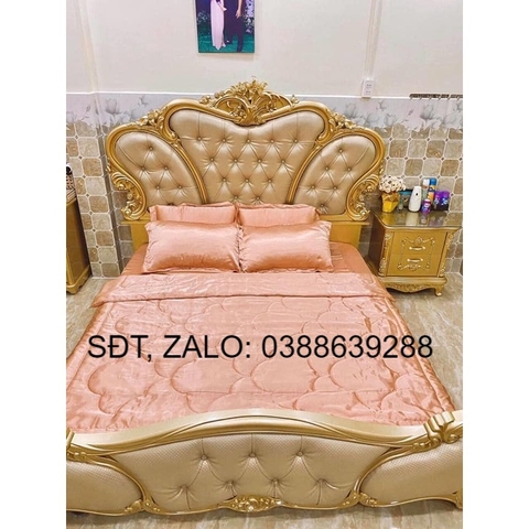 Giường ngủ tân cổ điển GNCA0024 giá thật
