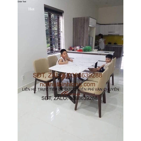 Bộ bàn ghế phòng ăn thiết kế mới Nội thất phòng bếp