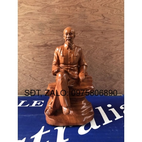 [GIARE] Tượng bác Hồ gỗ hương